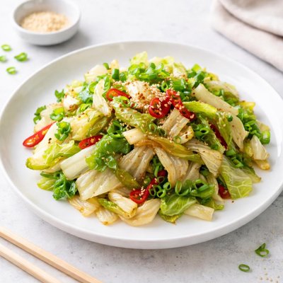 Image of Tibetan Cabbage Stir Fry Logo Petse