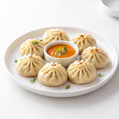 Image of Tibetan Momo a Dim Sum Dumpling from Tibet