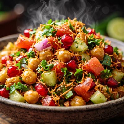 Image of Tide Me Over Indian Chaat Simple Veggie Salad
