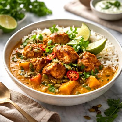 Image of Tikka Chicken with Pumpkin Curry