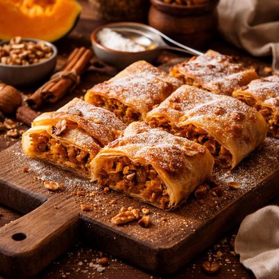 Image of Tikvenik Bulgarian Sweet Pumpkin Pie