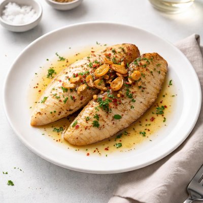 Image of Tilapia Al Ajillo Garlic Tilapia