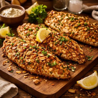 Image of Tilapia Crusted with Almonds