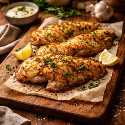 Image of Tilapia in a Potato Crust