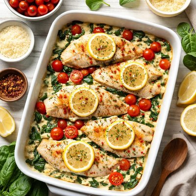 Image of Tilapia Spinach Bake