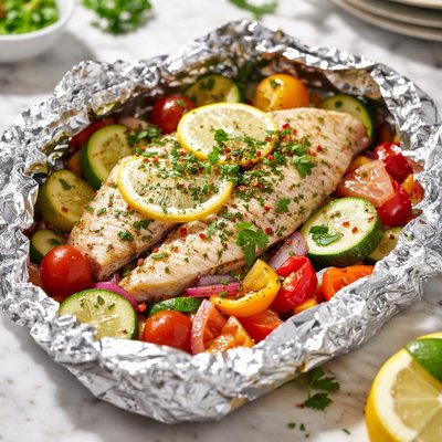 Image of Tilapia Summer Vegetable Packet