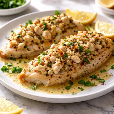 Image of Tilapia with Crabmeat Topping