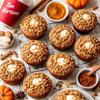 Image of Tim Hortons Pumpkin Spice Muffins