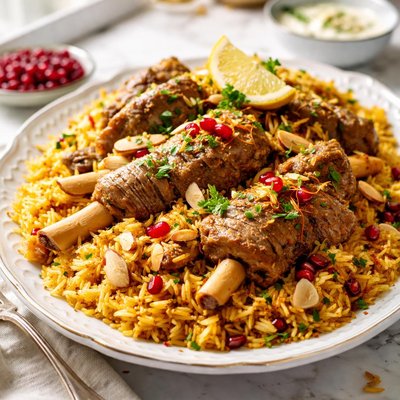 Image of Timman Z Affaran Iraqi Saffron Rice with Meat