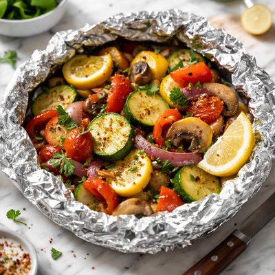 Image of Tin Foil Veggies