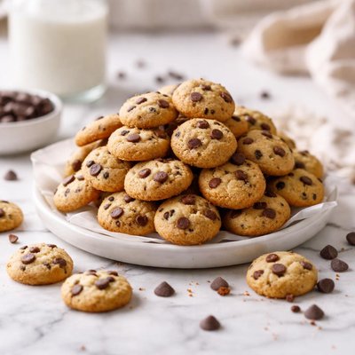 Image of Tiny Chocolate Chip Cookies Low Fat