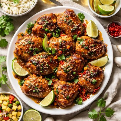 Image of Tipsy Chicken Thighs