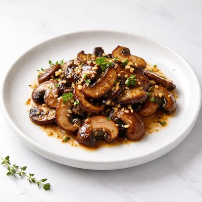 Image of Tipsy Mushrooms with Brandy