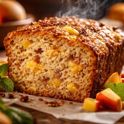 Image of Tipsy Peach Bread
