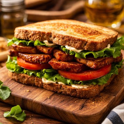 Image of Tlt Tofu Lettuce Tomato Sandwich
