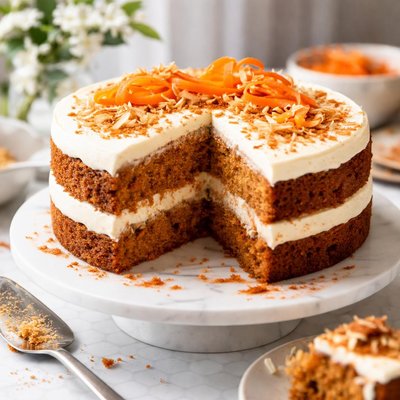 Image of To Die for Nutless Carrot Cake