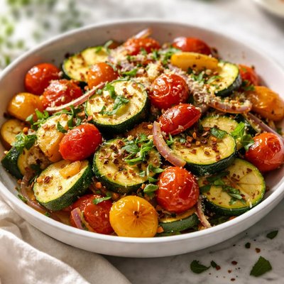 Image of To Die for Zucchini and Tomatoes