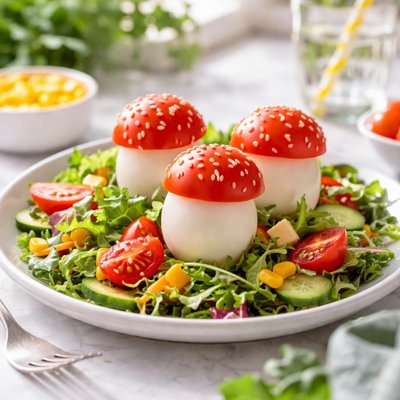 Image of Toadstool Salad for Kids