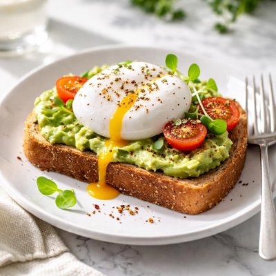 Image of Whole30 Toast with Poached Egg