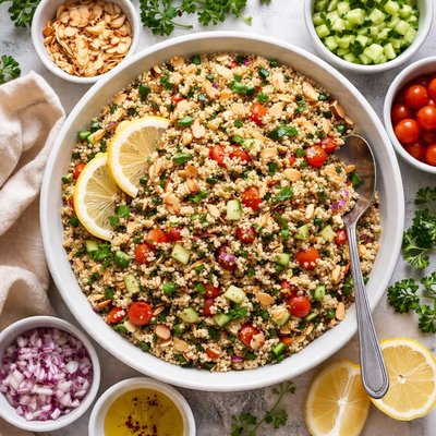 Image of Toasted Almond and Quinoa Pilaf