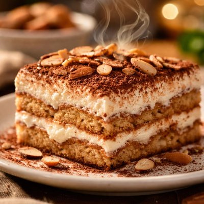 Image of Toasted Almond Tiramisu Lower in Fat Not in Flavor