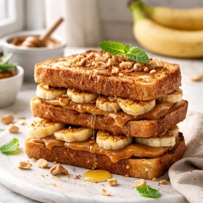Image of Toasted Banana Sandwich