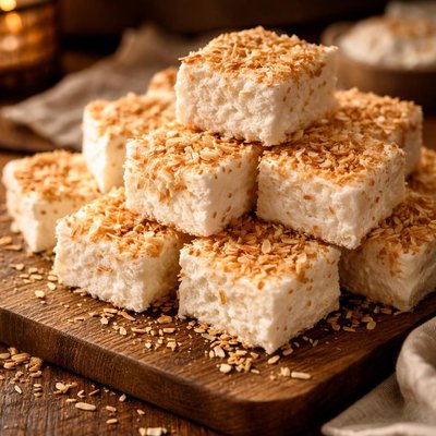 Image of Toasted Coconut Marshmallow Squares