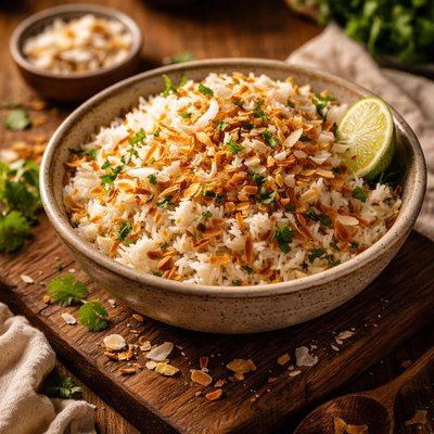 Image of Toasted Coconut Rice