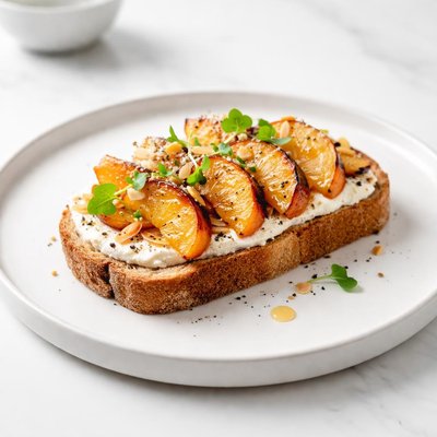 Image of Toasted Peach Sandwich