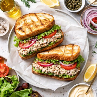 Image of Toasted Tuna Sandwich