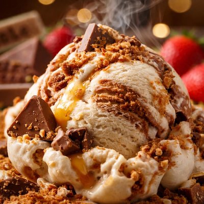 Image of Toblerone Cheesecake Ice Cream