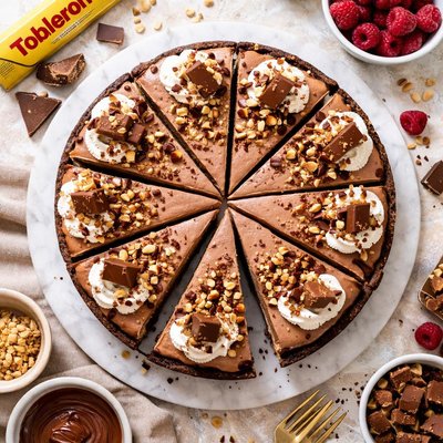Image of Toblerone Chocolate Cheesecake