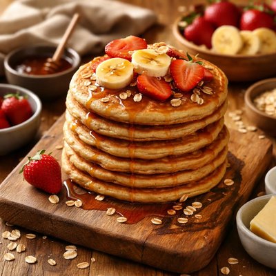Image of Toddler Favorite Oatmeal Pancakes or Waffles