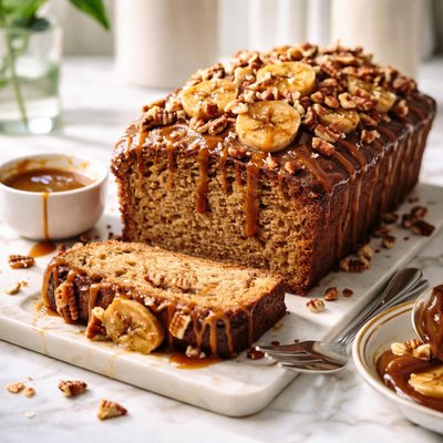 Image of Toffee Banana Rum Bread