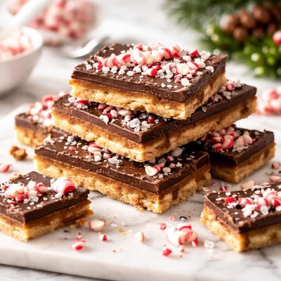 Image of Toffee Bars with Peppermint