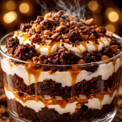 Image of Toffee Brownie Trifle