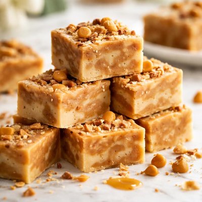 Image of Toffee Butterscotch Fudge