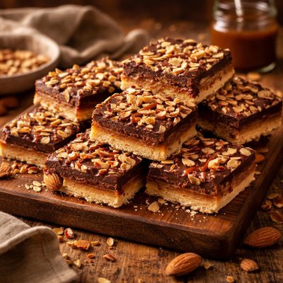 Image of Toffee Chocolate Almond Bars