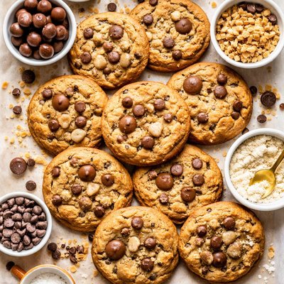 Image of Toffee Malted Cookies