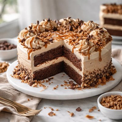 Image of Toffee Mocha Cream Torte