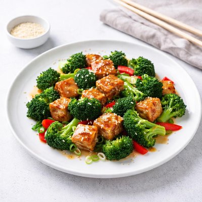 Image of Tofu and Broccoli Stir Fry