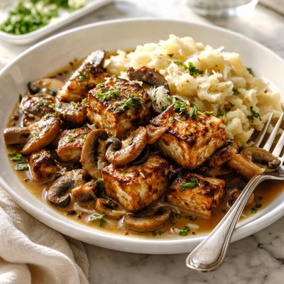 Image of Tofu and Mushroom Marsala