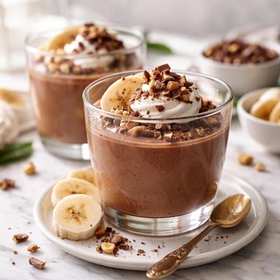 Image of Tofu Banana and Chocolate Pudding