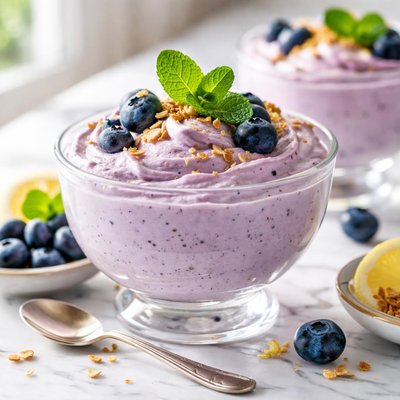 Image of Tofu Blueberry Fluff