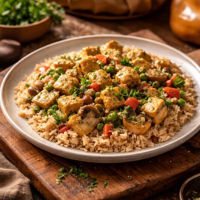 Image of Tofu Chicken a La King Low Fat