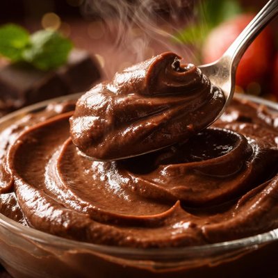 Image of Tofu Chocolate Pudding Mousse Pie Filling