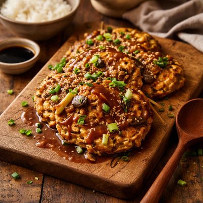 Image of Tofu Egg Foo Yung