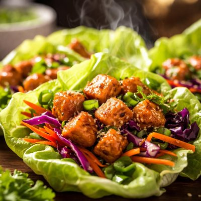 Image of Tofu Lettuce Wraps