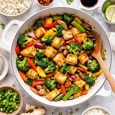 Image of Tofu Mixed Vegetable Stir Fry