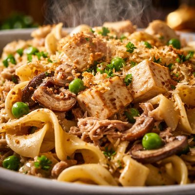 Image of Tofu Noodle Tuna Casserole